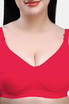 Maroon Clothing Single Layered Non Wired Full Coverage Sag Lift Bra (Pack of 2) - Multicolor — thumbnail 5